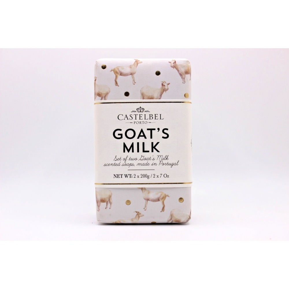 Castelbel Porto Goats Milk 2 Bar Soap 7 oz ea Portugal new